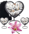 PAWS Large Heart cremation urn