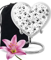 Heart-shaped PAWS Urn
