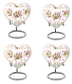 10-inch PAWS Urn, heart-shaped funeral urn for mom