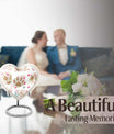 10-inch PAWS Urn, heart-shaped funeral urn for mom