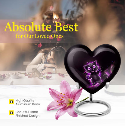 Heart-shaped PAWS Urn