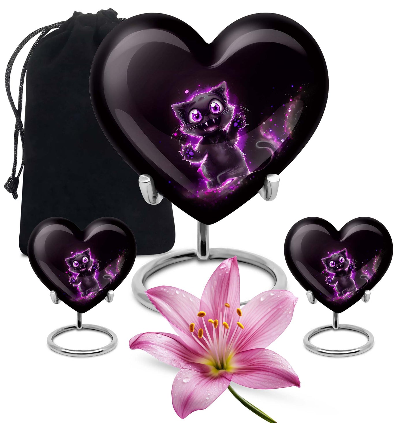 Heart-shaped PAWS Urn