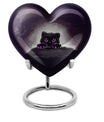 10-inch aluminum PAWS urn, heart design, Personalize