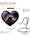 10-inch aluminum PAWS urn, heart design, Personalize