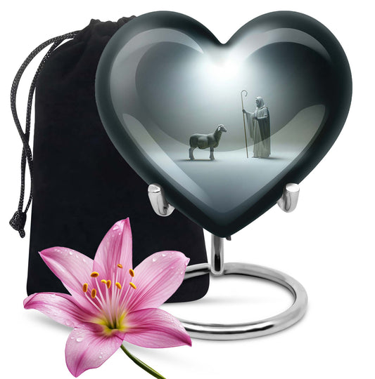 heart-shaped Shepherd Urn