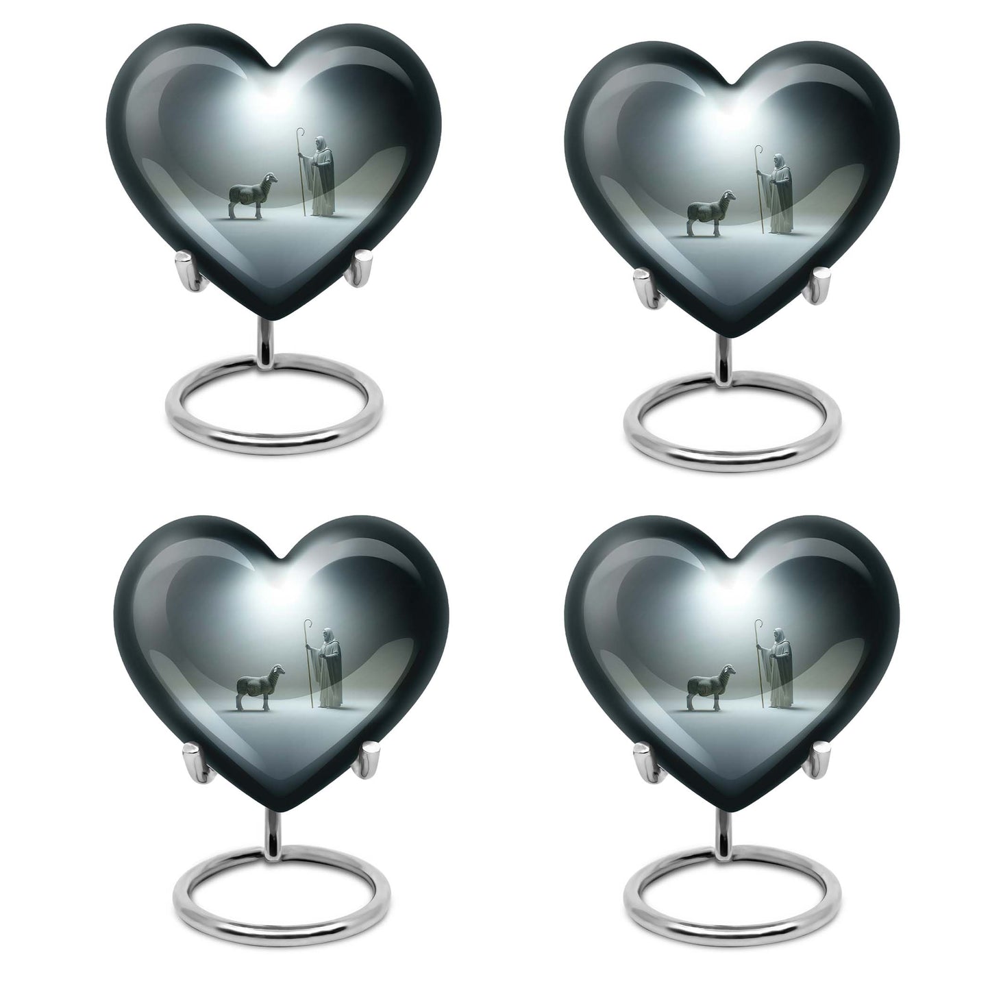 heart-shaped Shepherd Urn