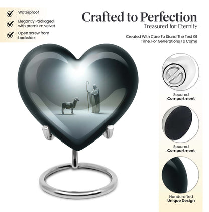 heart-shaped Shepherd Urn