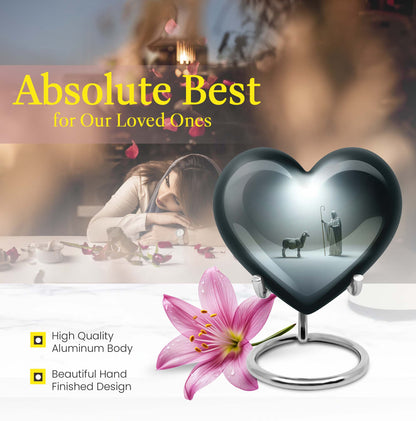 heart-shaped Shepherd Urn
