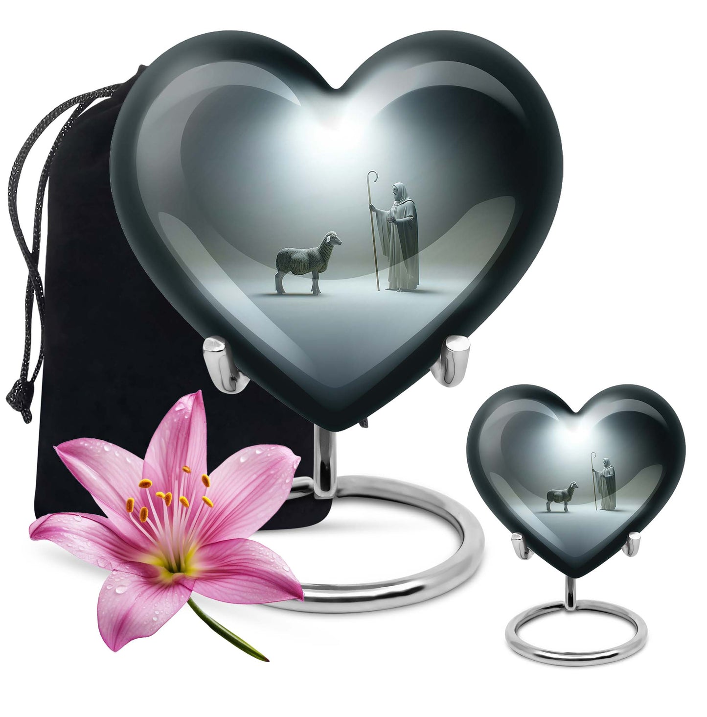 heart-shaped Shepherd Urn