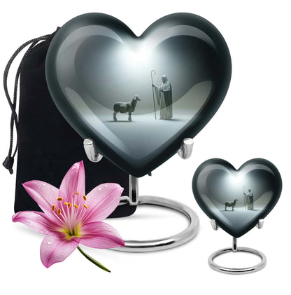 heart-shaped Shepherd Urn
