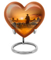 10 inch Heart Urn Shepherd Urn, made 