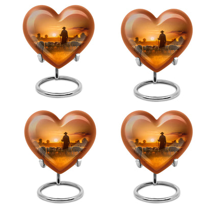 10 inch Heart Urn Shepherd Urn, made 