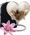 heart-shaped Shepherd Urn for male ashes