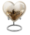 heart-shaped Shepherd Urn for male ashes