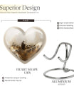 heart-shaped Shepherd Urn for male ashes