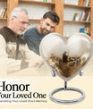 heart-shaped Shepherd Urn for male ashes