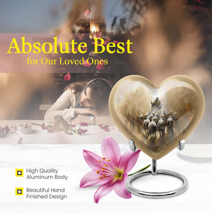 heart shape Shepherd Urn