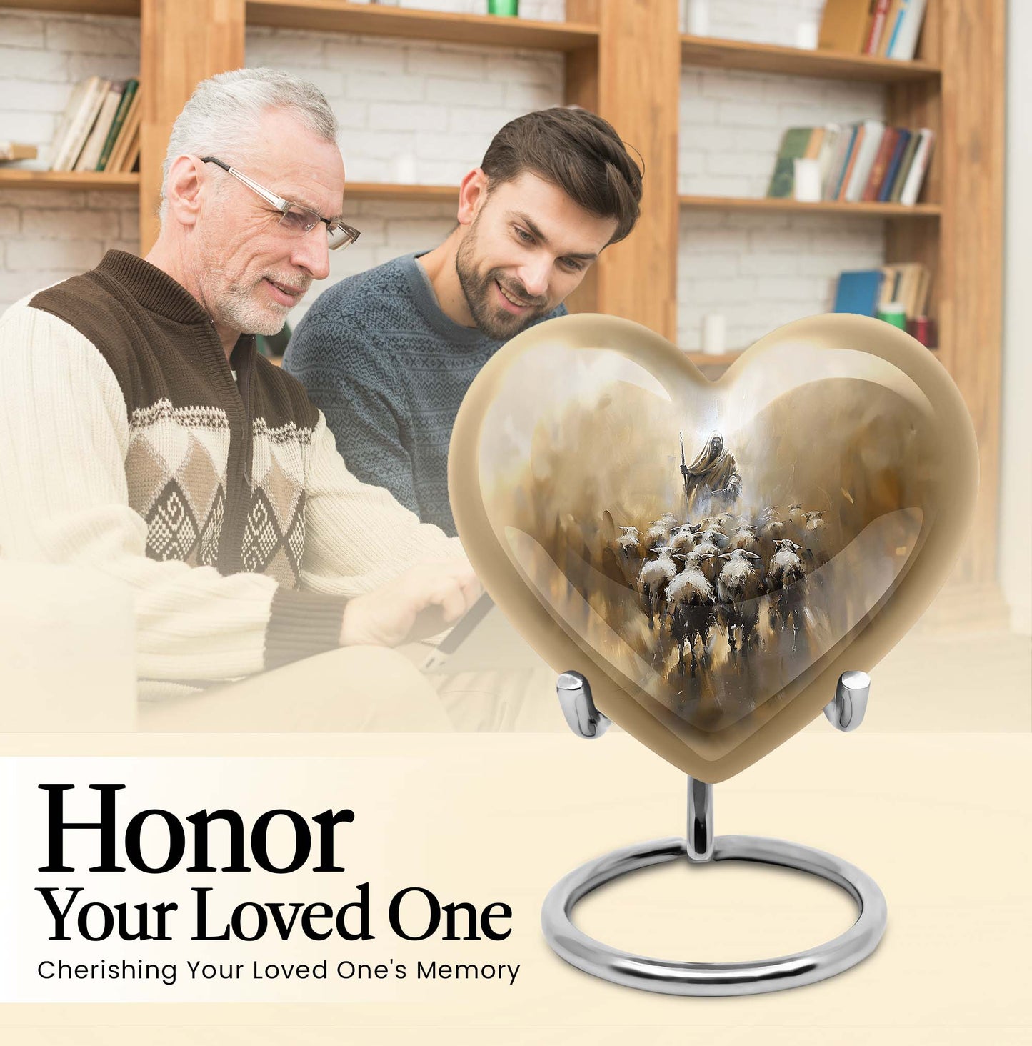heart shape Shepherd Urn