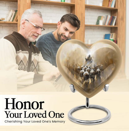 heart shape Shepherd Urn