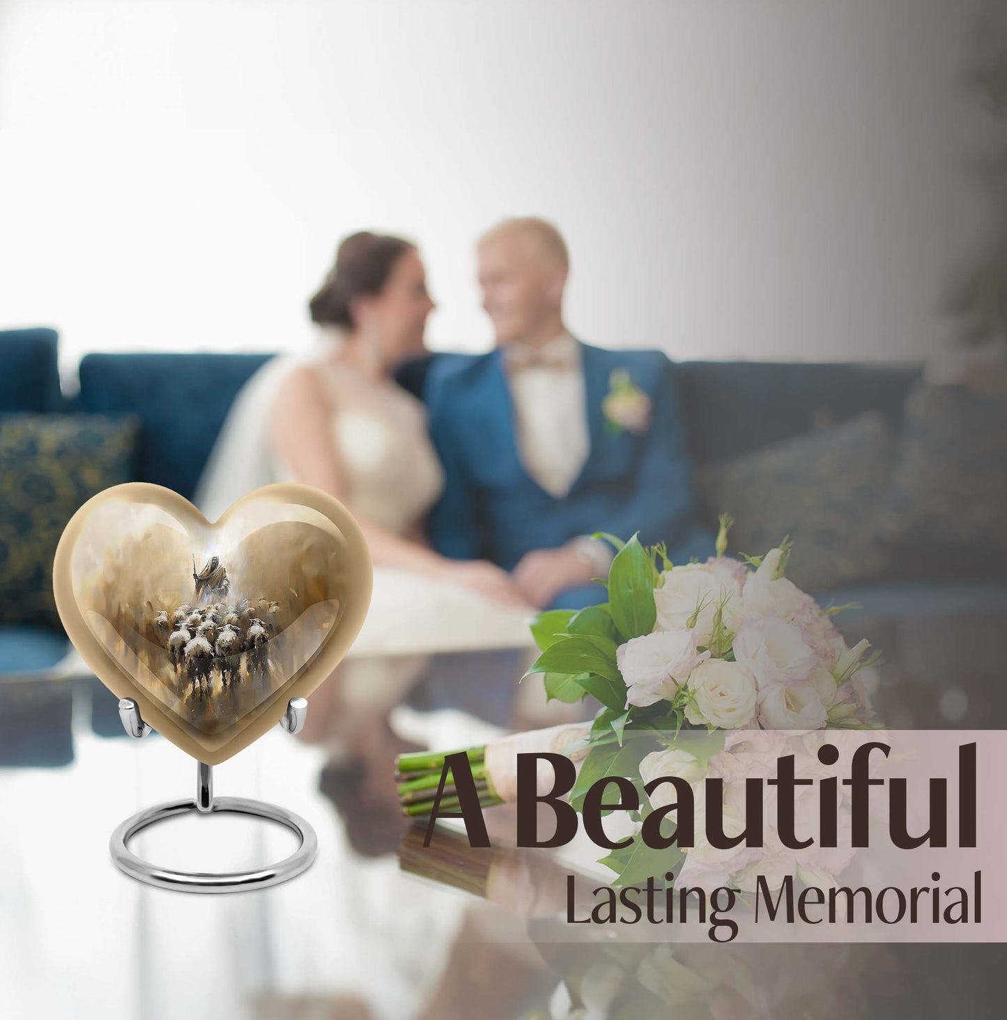 heart shape Shepherd Urn