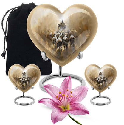 heart shape Shepherd Urn