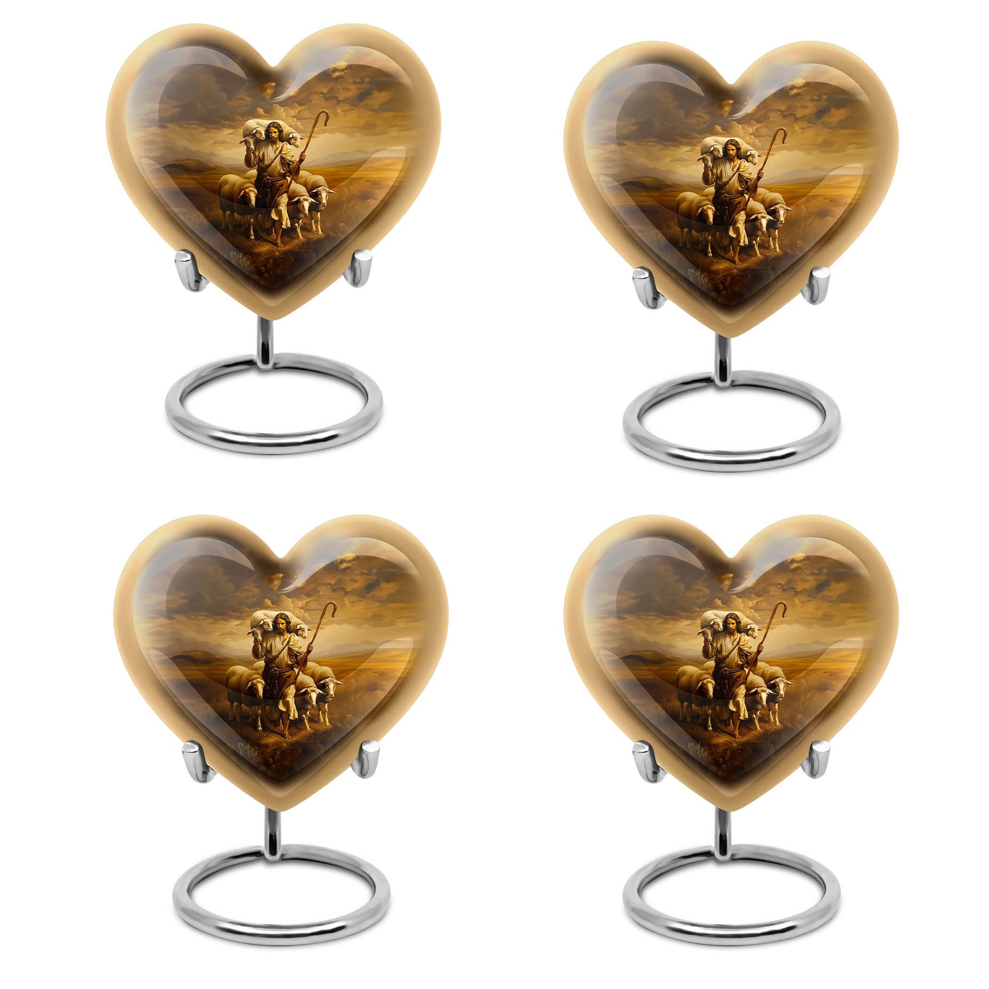  heart design, memorial large 