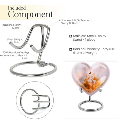 10-inch abstract Heart Shepherd Urn