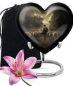 Heart Urn for men's cremation ashes