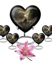 Heart Urn for men's cremation ashes