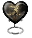 Heart Urn for men's cremation ashes