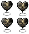 Heart Urn for men's cremation ashes