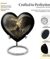 Heart Urn for men's cremation ashes