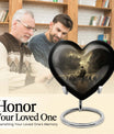 Heart Urn for men's cremation ashes
