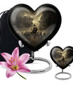 Heart Urn for men's cremation ashes