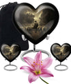 Heart Urn for men's cremation ashes
