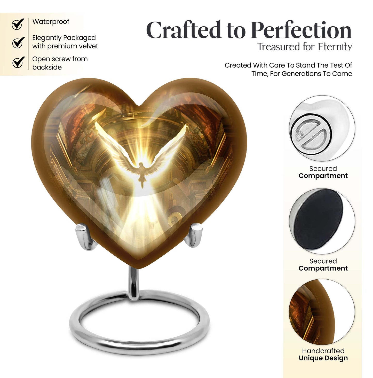  catholic urn for human ashes, 