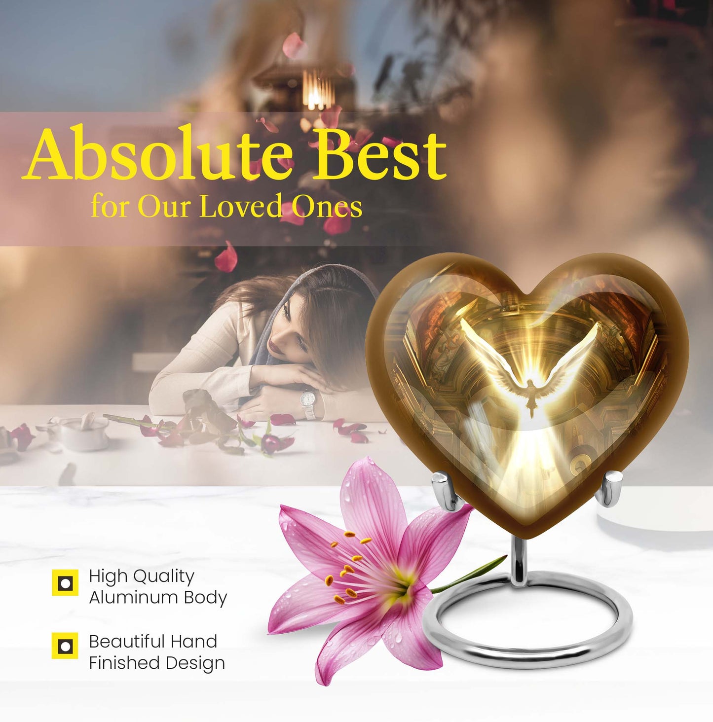  catholic urn for human ashes, 