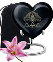 catholic heart urn for cremation ashes