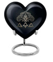 catholic heart urn for cremation ashes