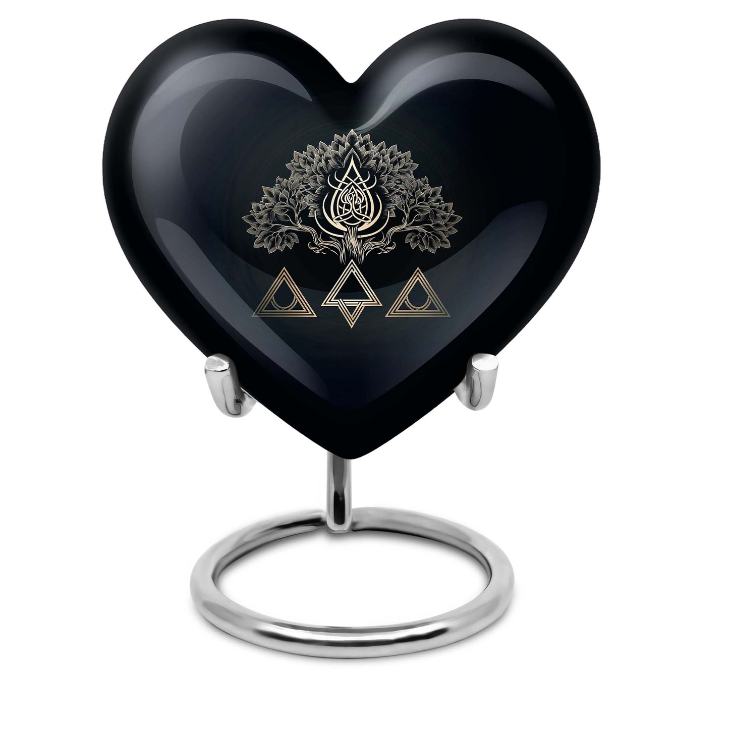 catholic heart urn for cremation ashes