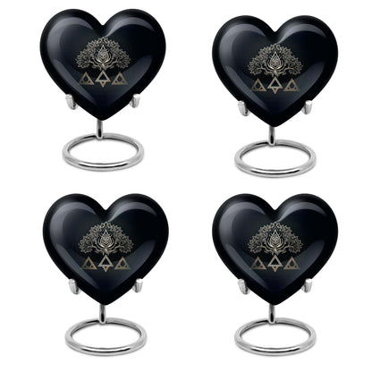 catholic heart urn for cremation ashes