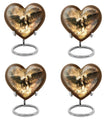heart-shaped Catholic urn