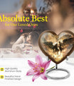 heart-shaped Catholic urn