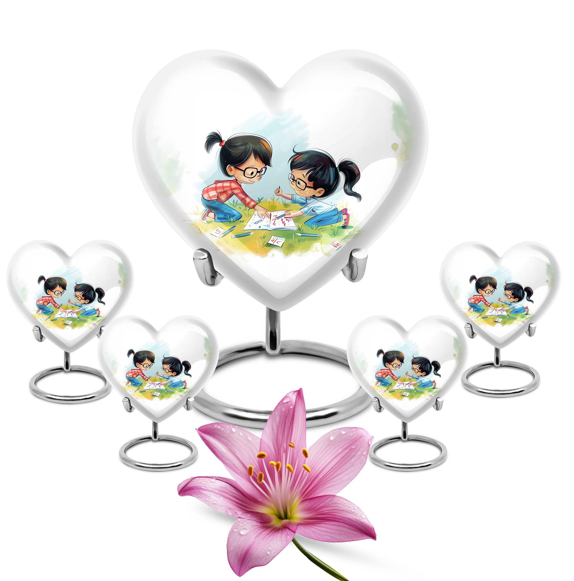 heart-design brother and sister