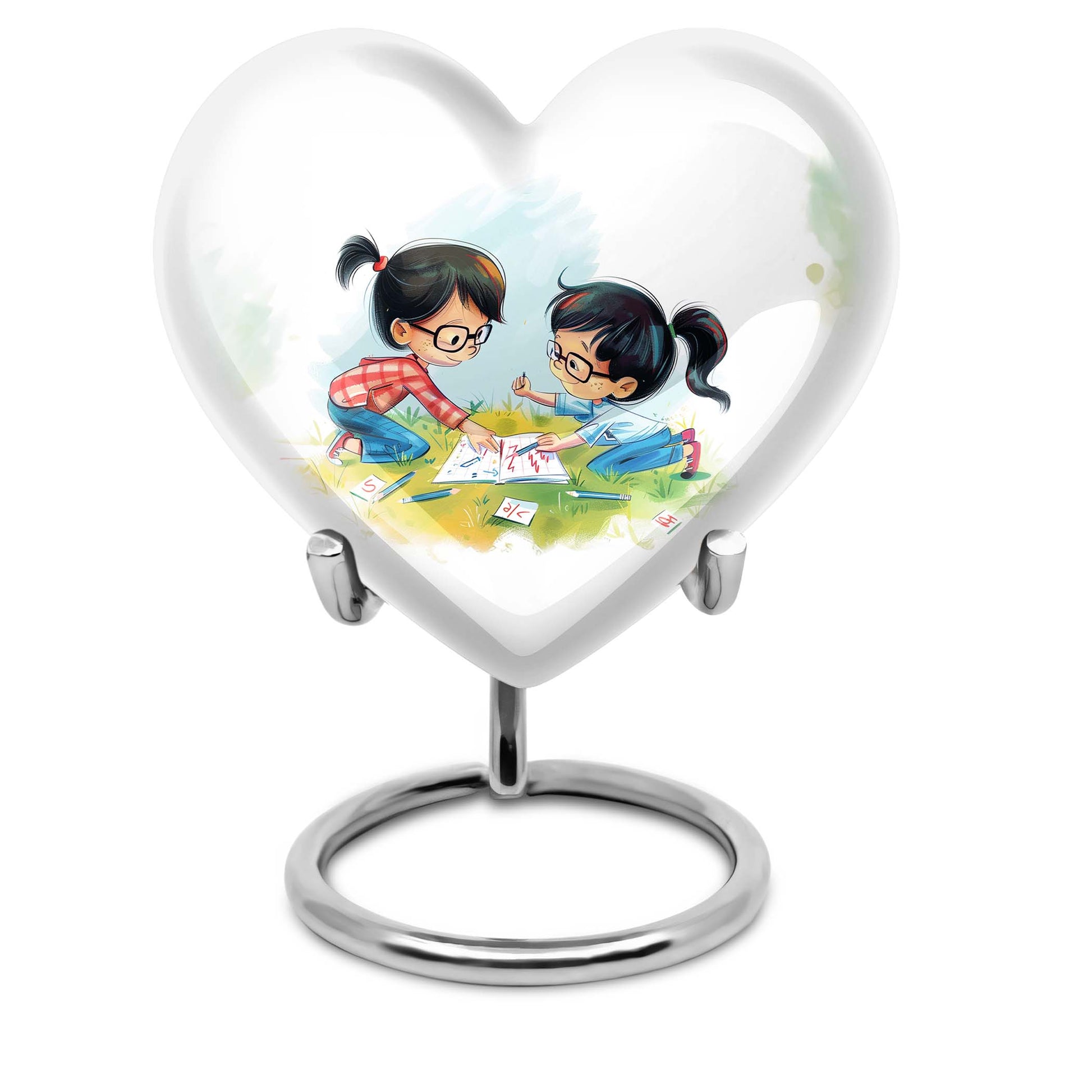 heart-design brother and sister