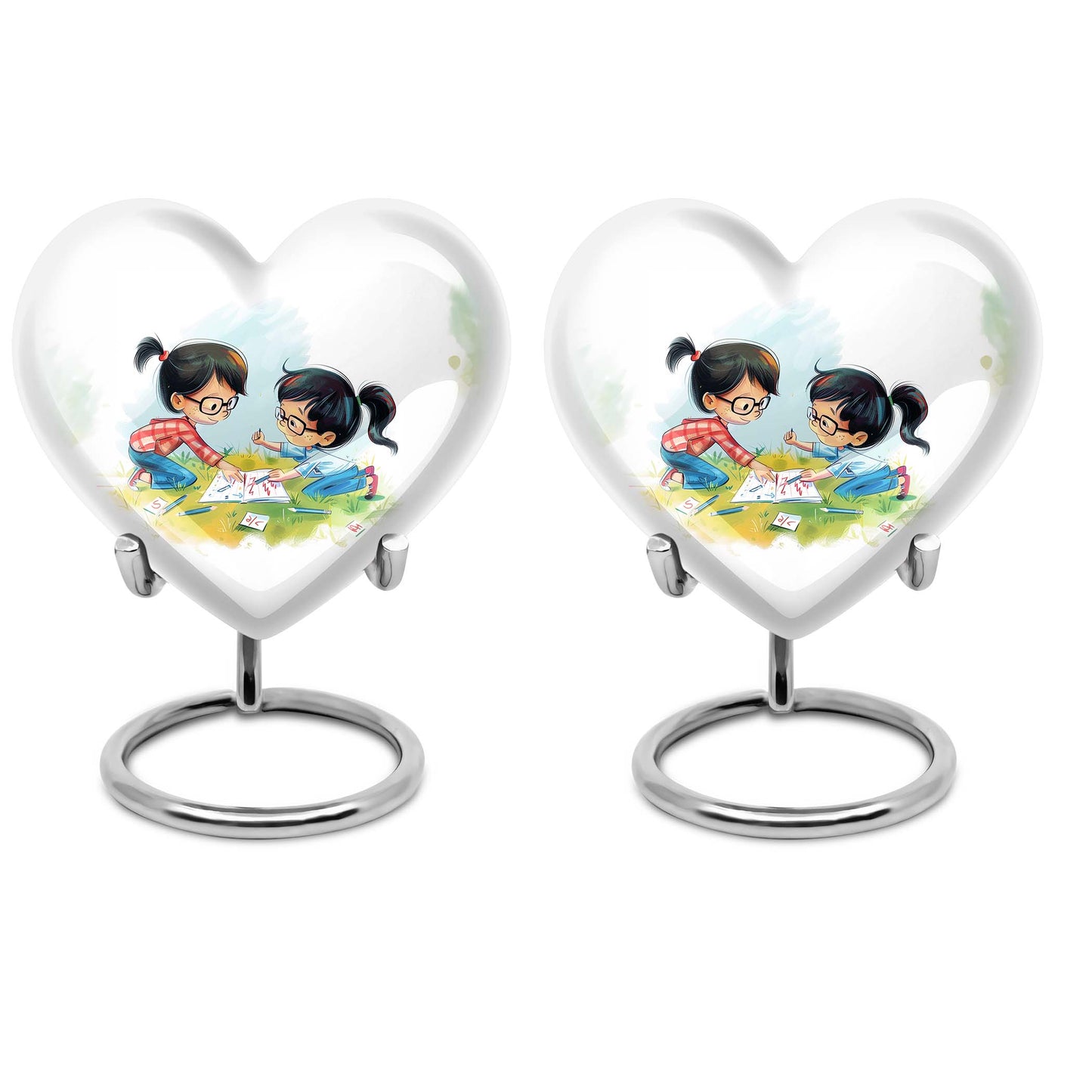 heart-design brother and sister