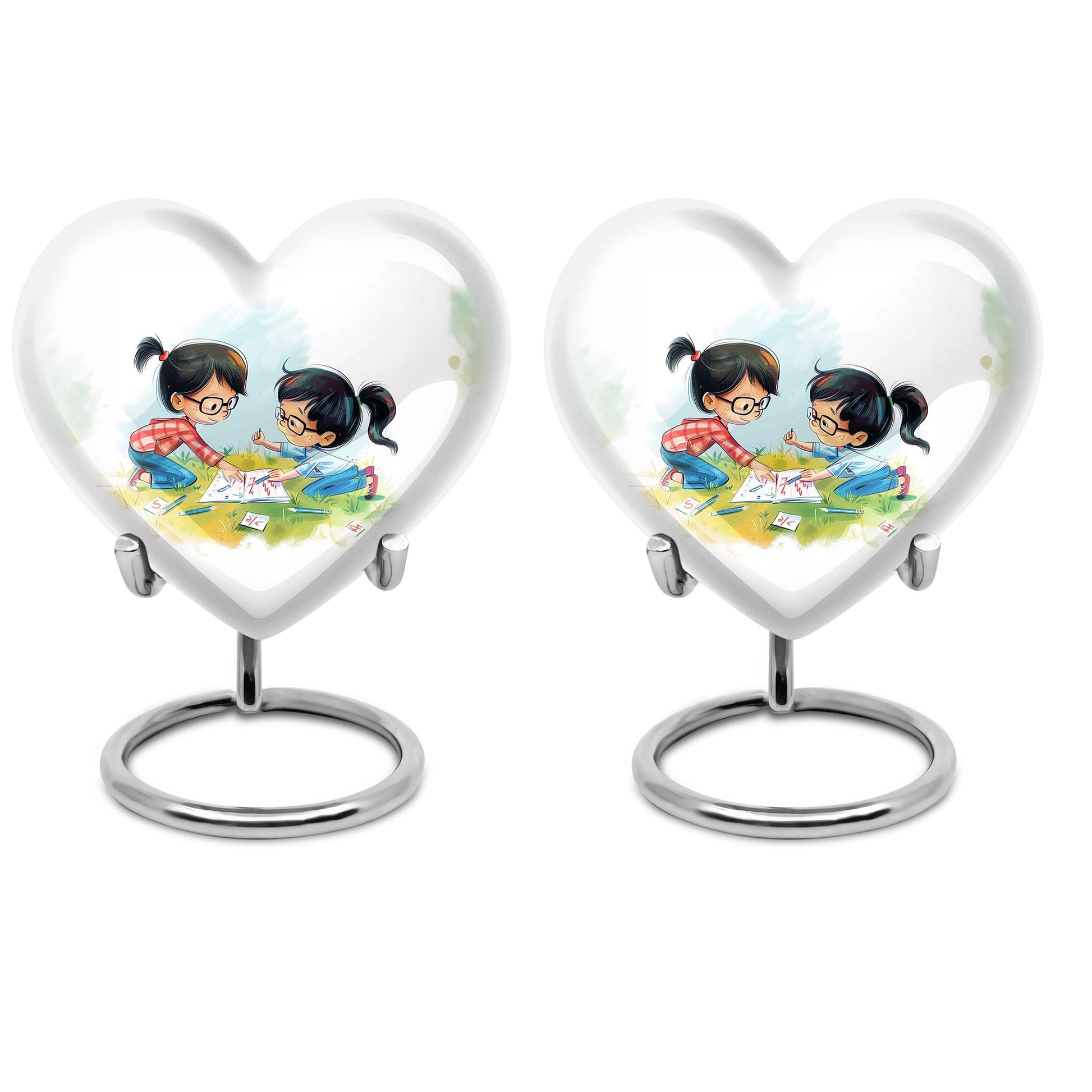 heart-design brother and sister