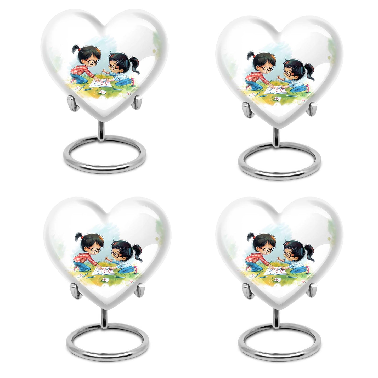 heart-design brother and sister