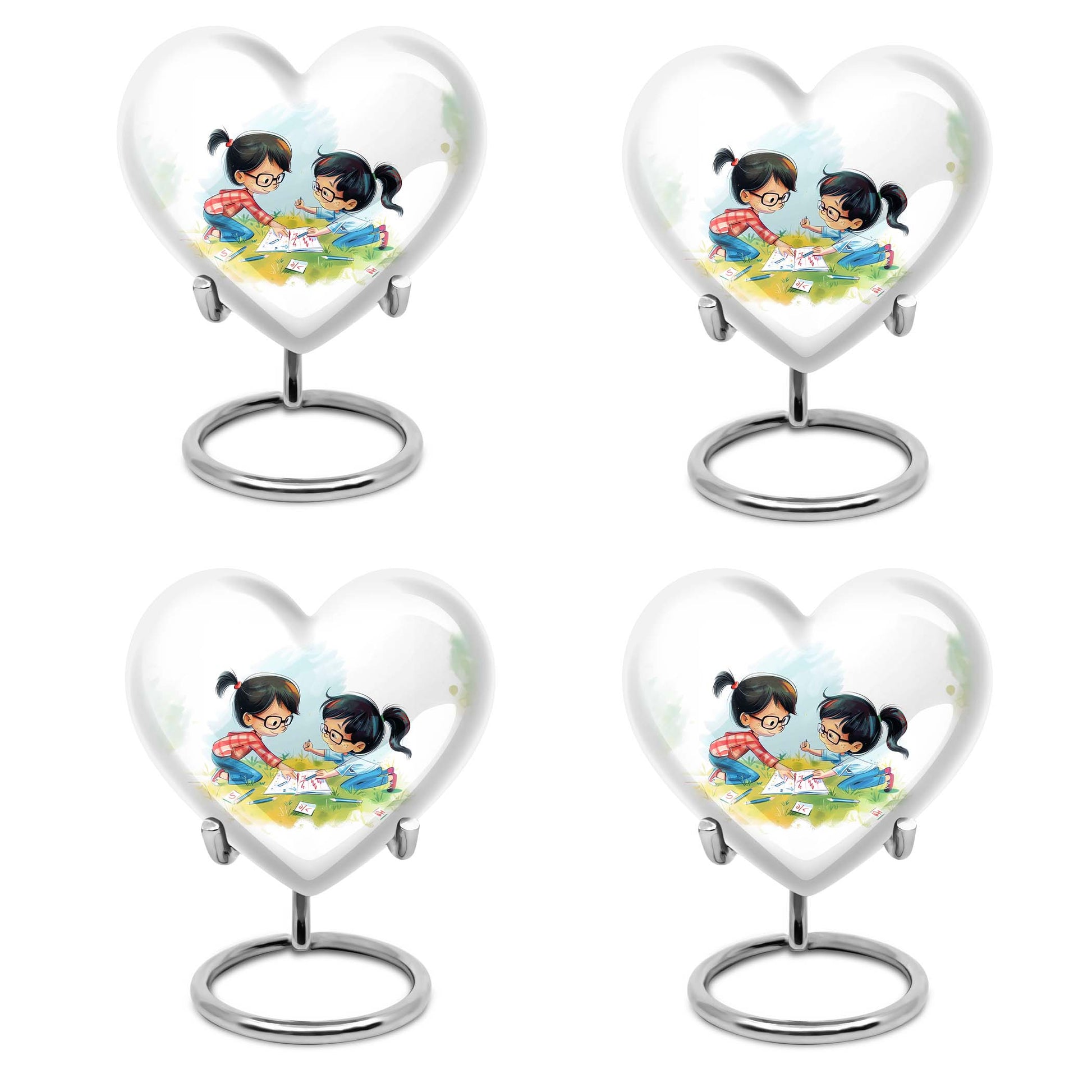 heart-design brother and sister