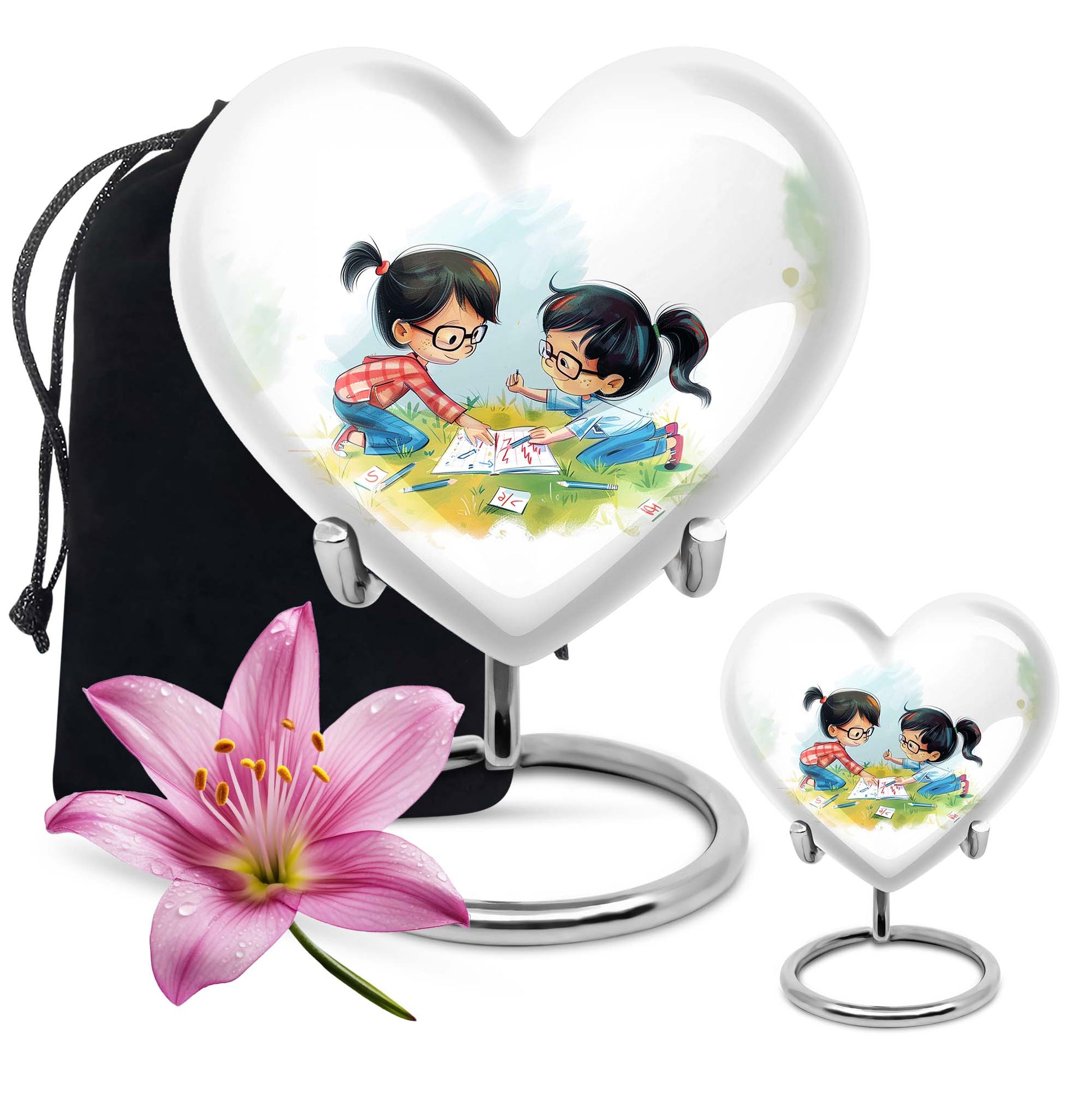 heart-design brother and sister